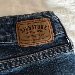 Signature by Levi Blue Bootcut Jeans